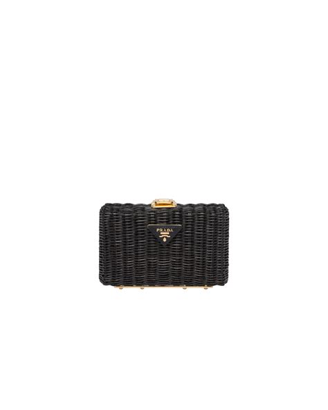 prada wicker clutch|prada clutch wallet.